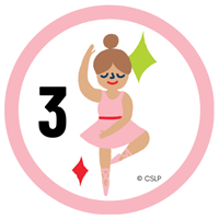 Color Level - TANGERINE ORANGE Badge