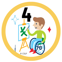 Color Level - SUNSHINE YELLOW Badge